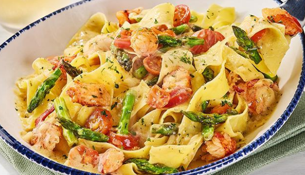 Lobster Pappardelle Pasta red lobster menu