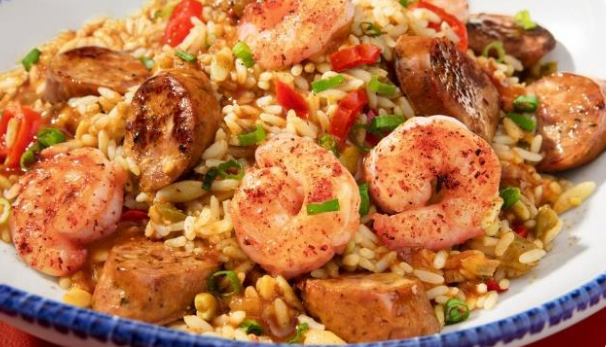 New! Shrimp & Sausage Jambalaya