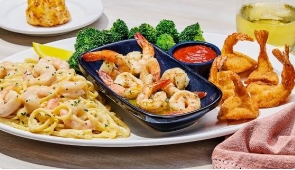 Seaside Shrimp TrioRed Lobster Menu