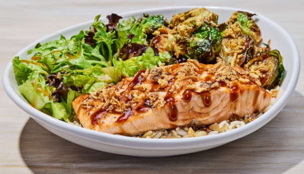 Sesame-Soy Salmon Bowl red lobster menu