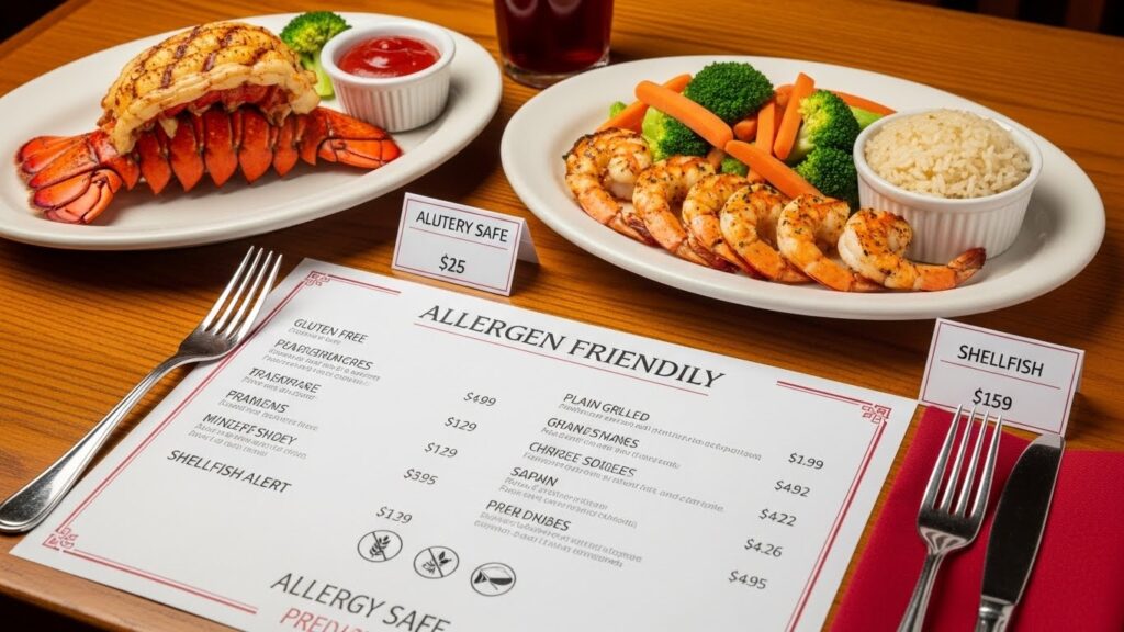 Red Lobster Allergen Menu