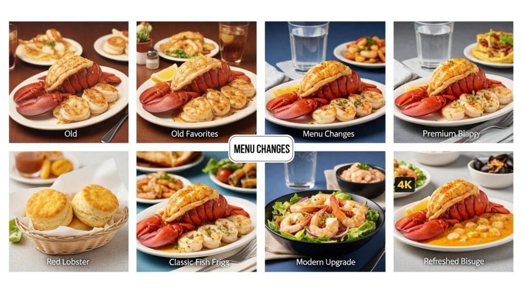 Red Lobster Nostalgic Menu Changes