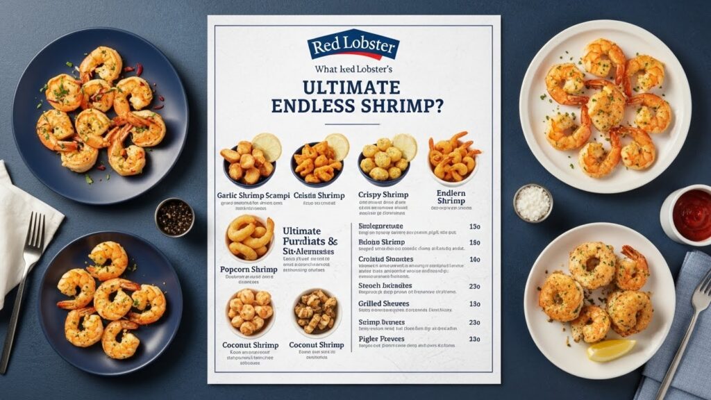 Red Lobster Endless Shrimp Menu